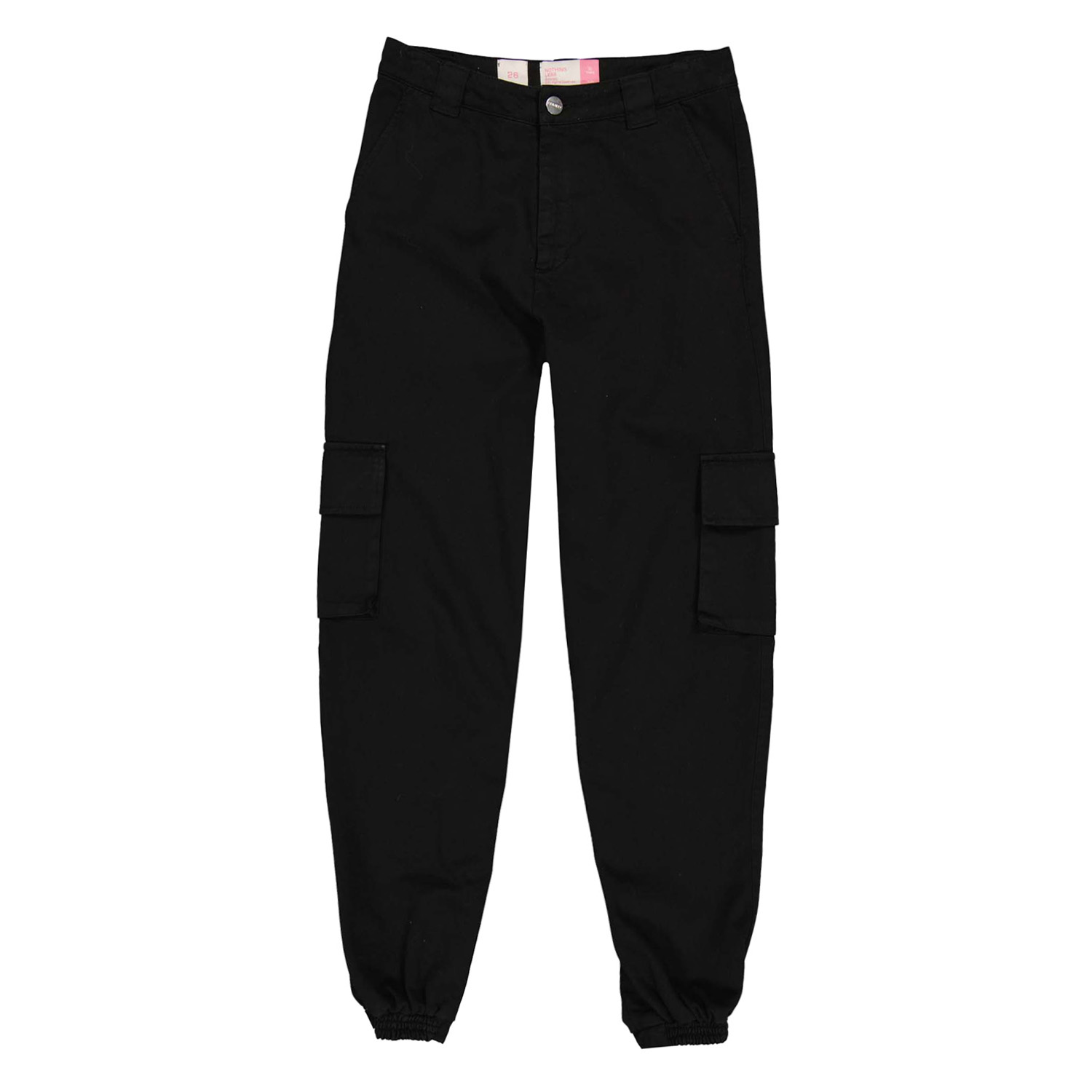 pantalone cargo vita alta