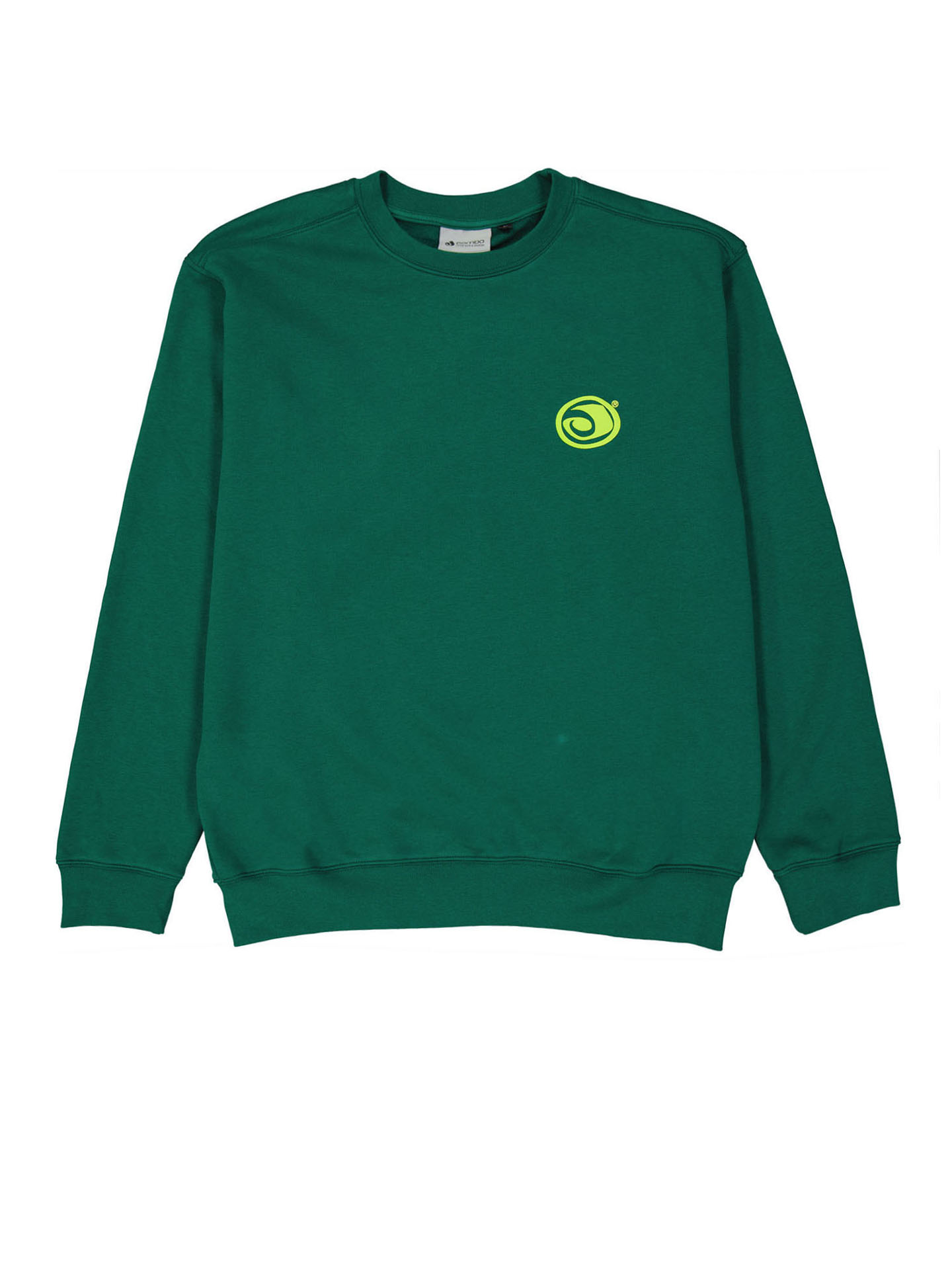 felpa girocollo logo retro