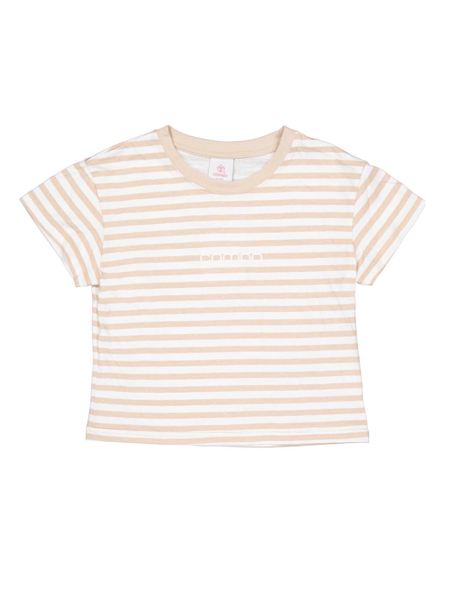t shir crop stripes