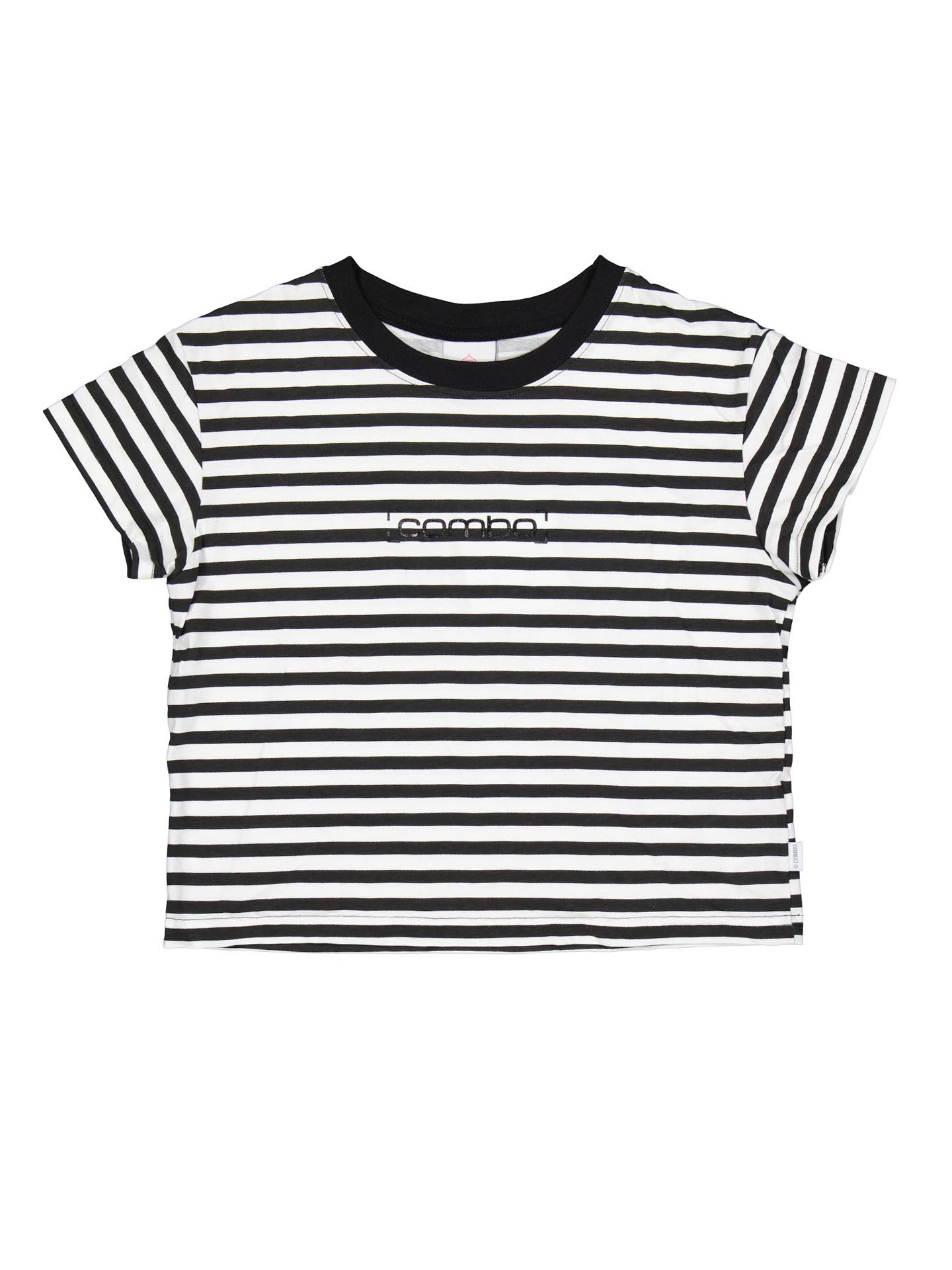 t shir crop stripes