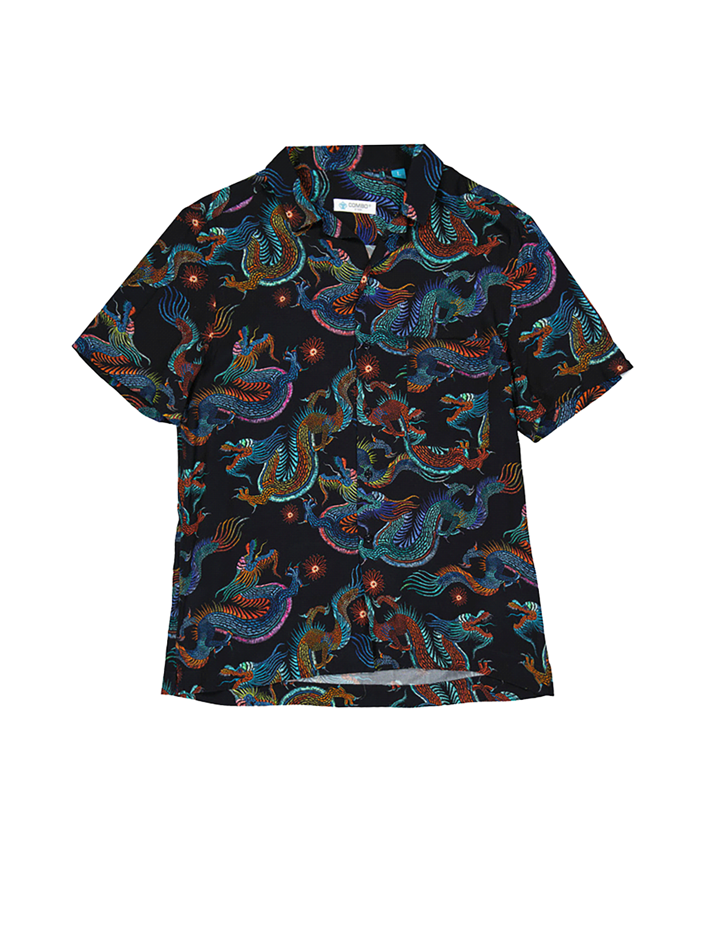 camicia m c bowling fantasia dragon